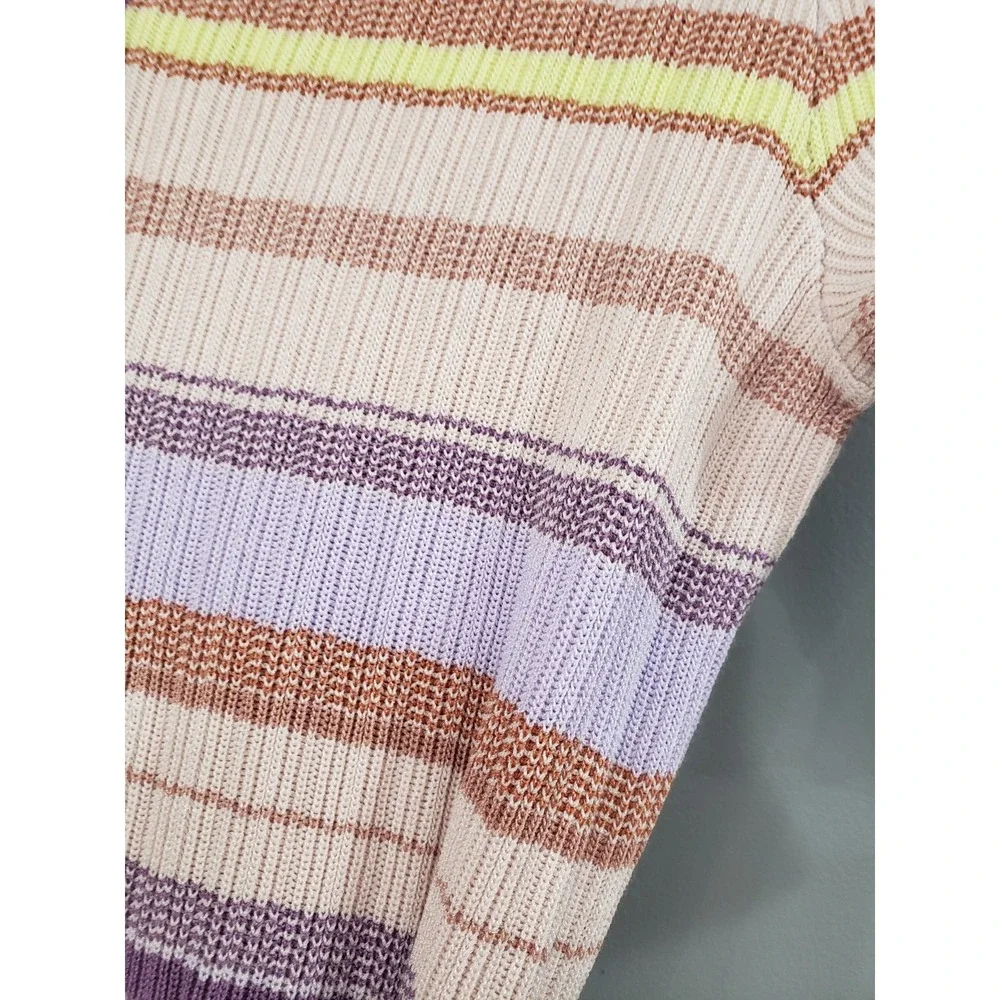 NEVER‎ WORN SZ SMALL $398 Kate Spade New York Multi Color Stripe Polo Knit Dress